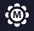 Collective Minds Black Flower Logo 