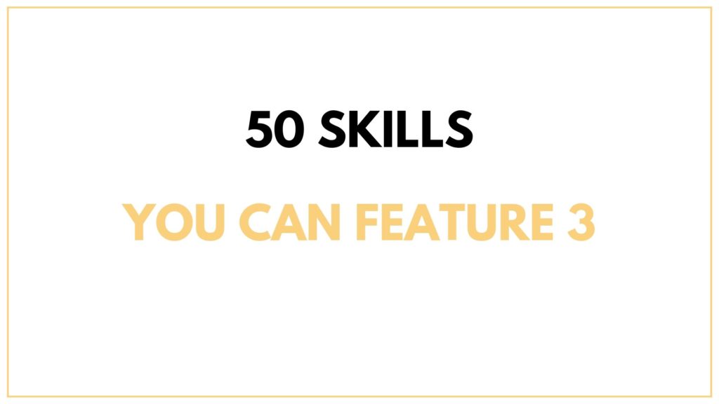 50 skills on LinkedIn