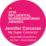 Jen Corcoran Business Innovator Awards 2018 Winners Circle Logo