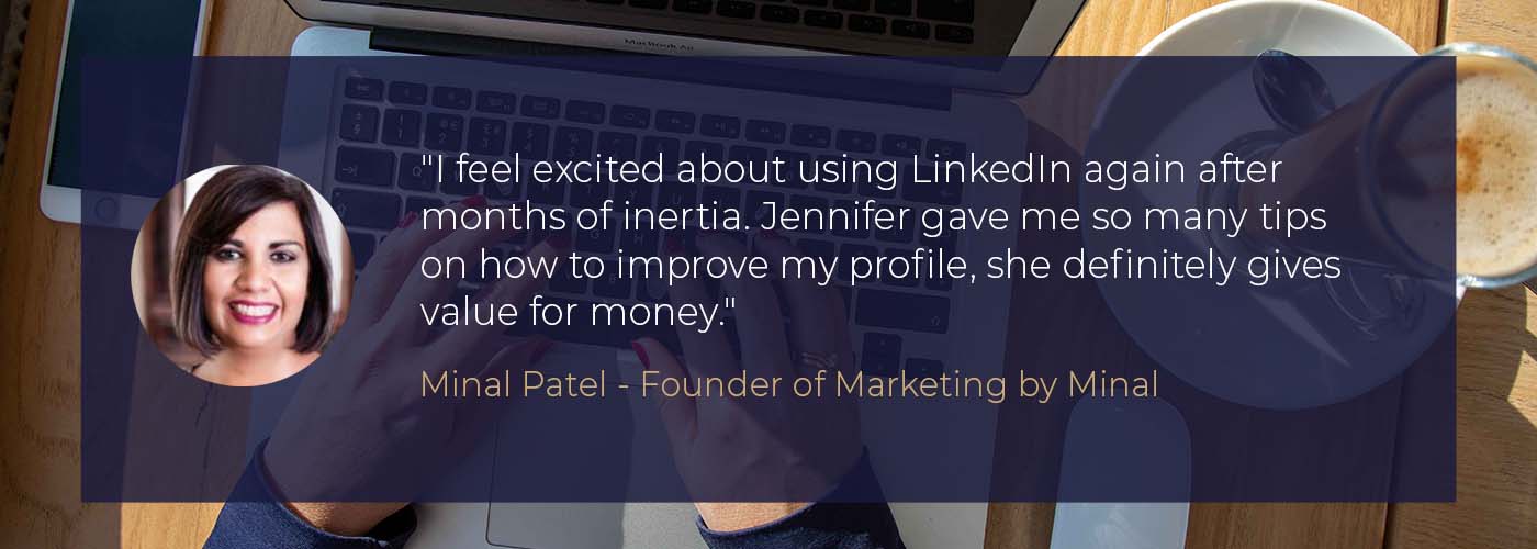 Minal Patel - Marketing by Minal testimonial